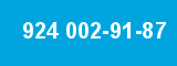 924 002-91-87 924 002-91-87